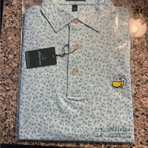Masters Tournament Peter Millar Polo (S) NWT - Blue Floral